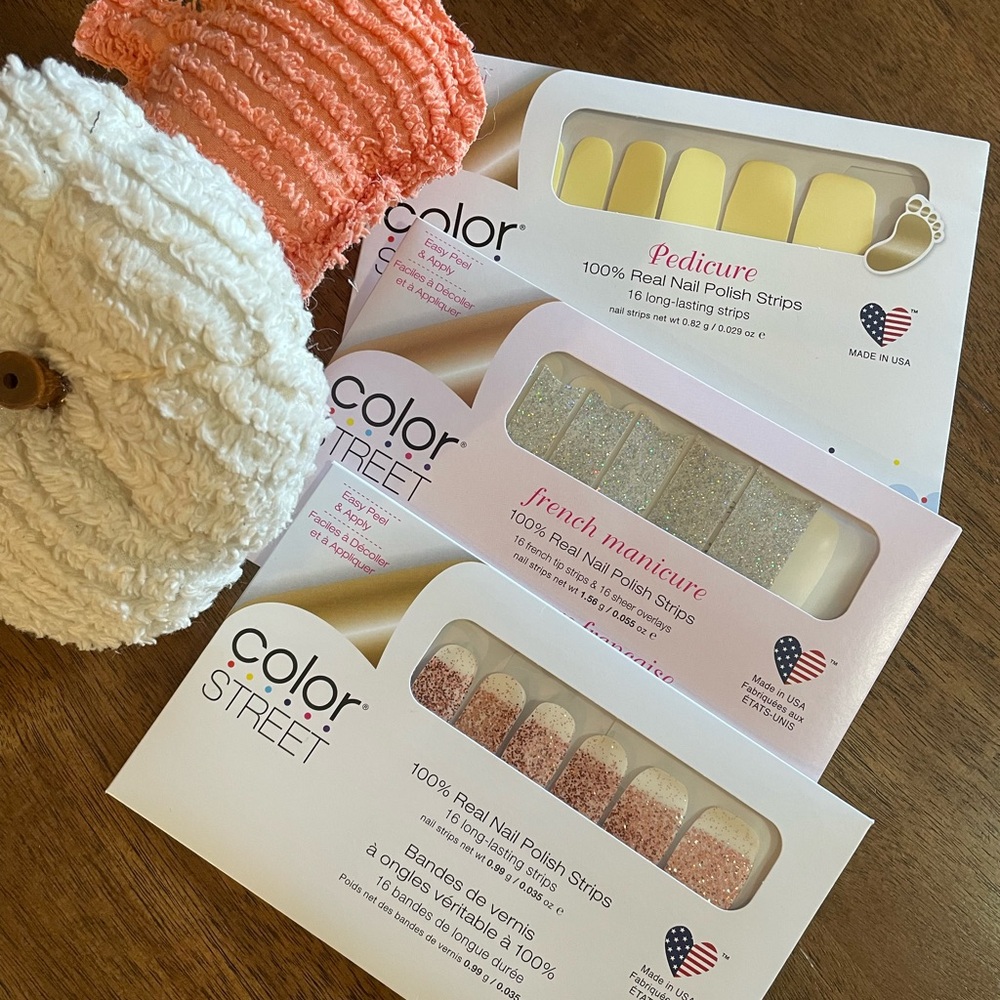 Color Street Hello Sunshine State Pedicure Nail Strips